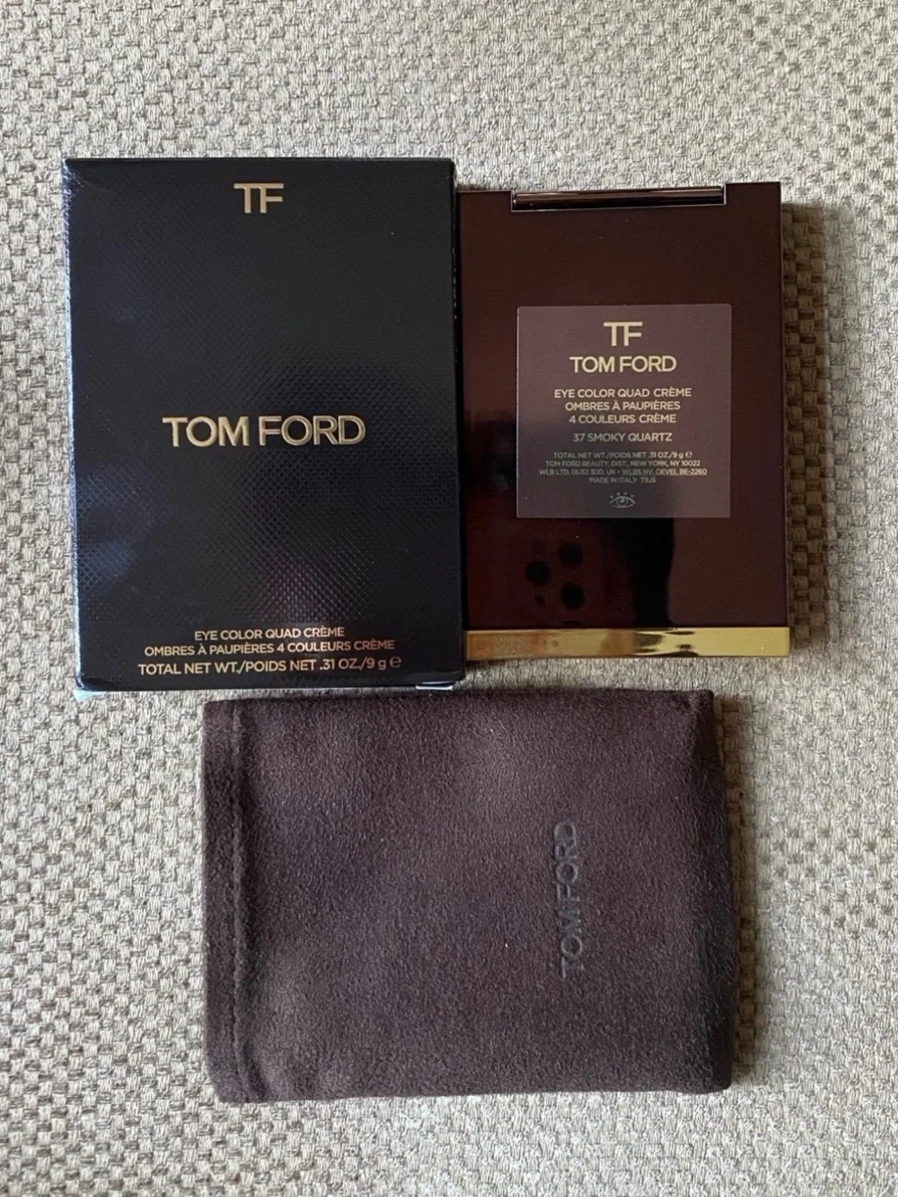 TOM FORD Eye Color Quad Eyeshadow #37 Smoky Quartz, NIB, Authentic, $90